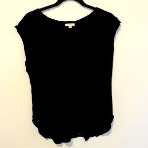 Wilfred black top, open back